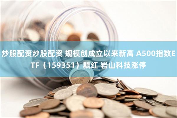 炒股配资炒股配资 规模创成立以来新高 A500指数ETF（159351）飘红 岩山科技涨停